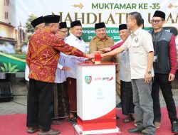 Bupati Jombang Resmikan Posko Ramah Muktamirin Pasar Ngrawan, Bukti Gotong Royong Lintas Elemen Masyarakat