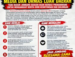 Pemuda Jombang Soroti Dugaan Arogansi serta Intimidasi oleh Oknum Media dan Ormas luar daerah Jombang
