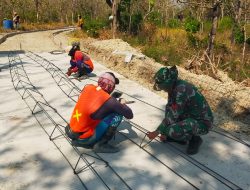 Satgas TMMD ke-130 Kodim 0814/Jombang Percepat Pembangunan Jalan di Desa Klitih